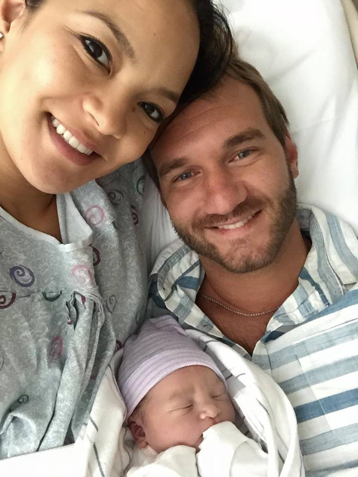 Nick Vujicic é pai pela segunda vez